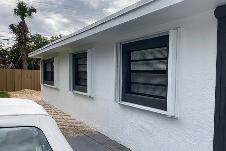 hurricane shutters west side