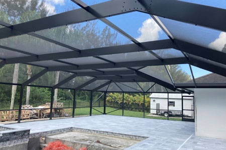 pool screen enclosure new West Palm project